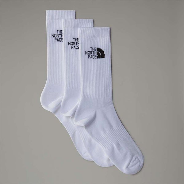 The North Face Multi Sport Cushion Crew Socks 3-Pack, white
