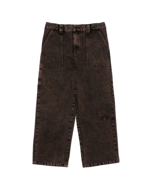 Poetic Painter Pant, brown acid denim wash