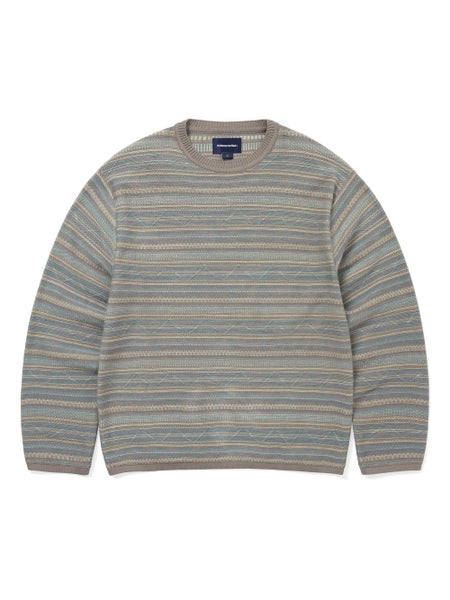 thisisneverthat Pattern Knit Crew, slate