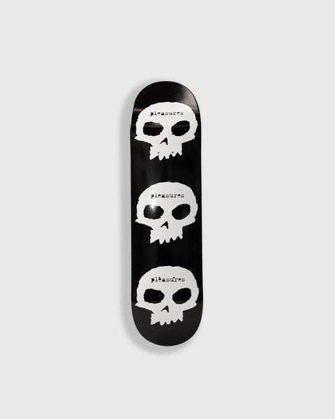 Pleasures X Zero Skull Deck, black full dip