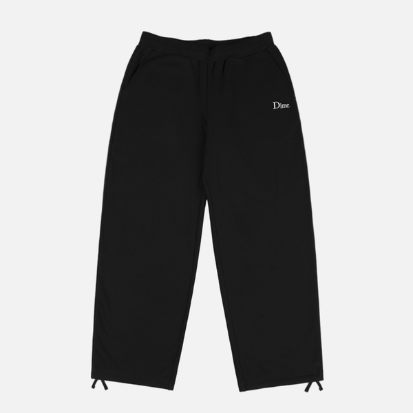 Dime Classic Small Logo Sweatpants, black