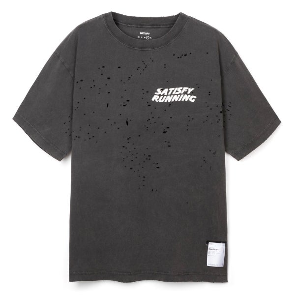 Satisfy MothTech&trade; Chest Logo T‑Shirt, aged black