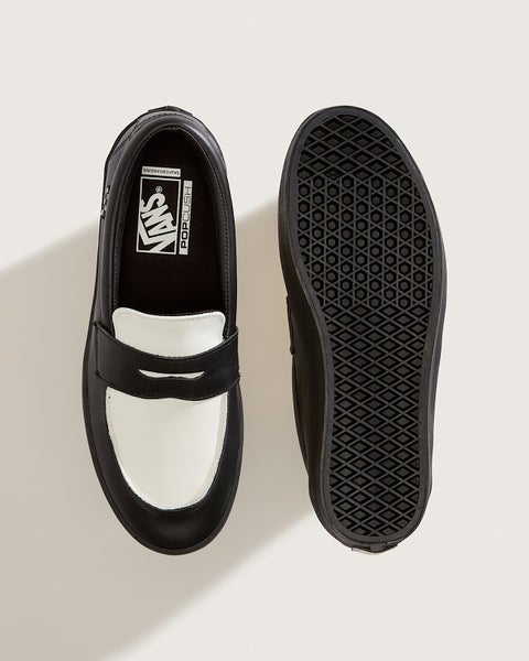 Vans Skate Loafer, black / white leather