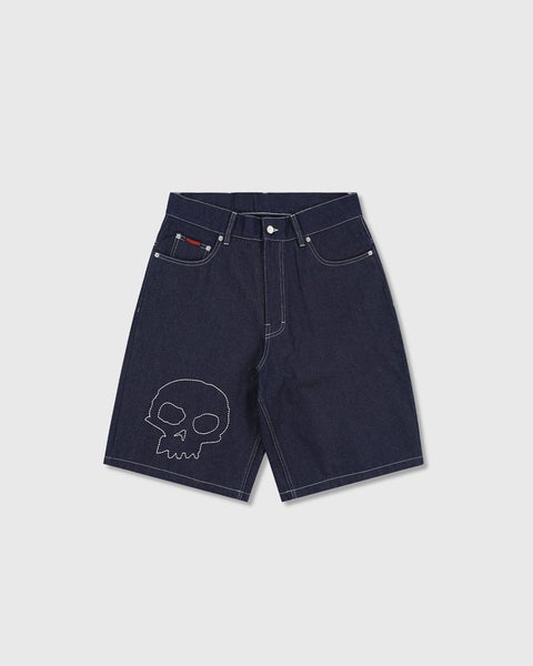 Pleasures X Zero Skull Jorts, raw