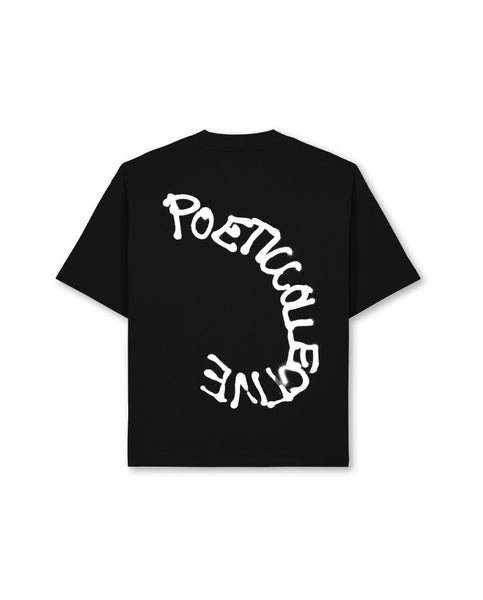 Poetic Spray T-Shirt, black
