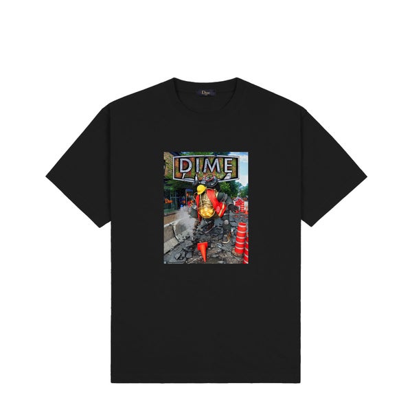 Dime Pothole Tee, black