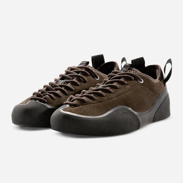 Village PM 1PM, chocolate suede / natural black