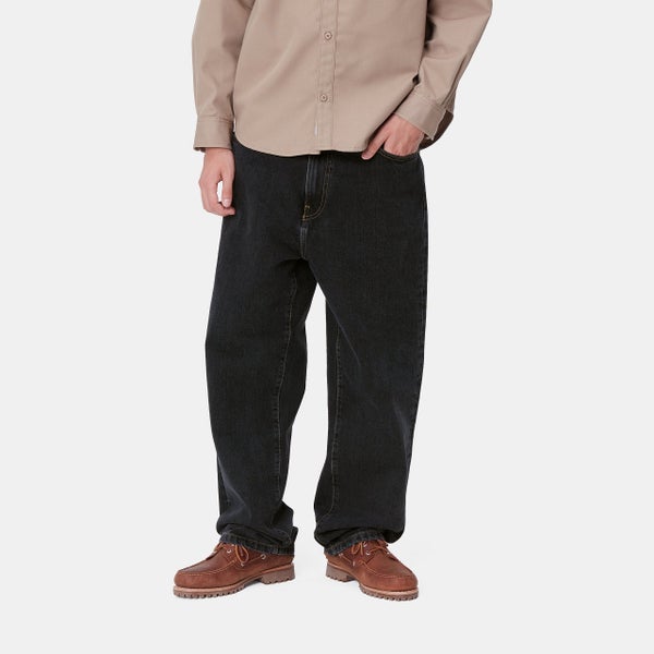 Carhartt Aaron Pant, black stone washed
