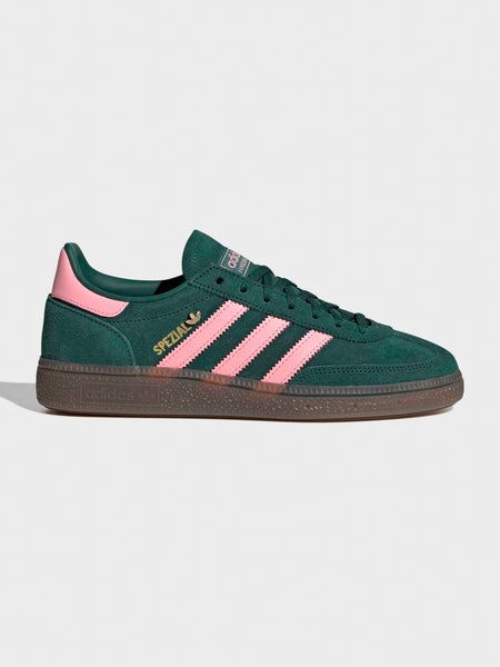 adidas Handball Spezial Women's, collegiate green / pink spark