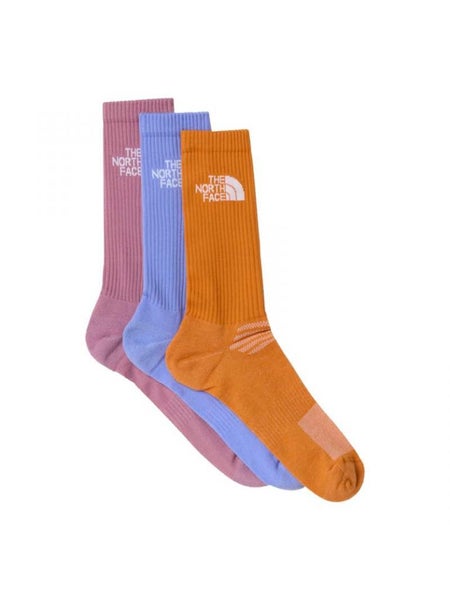 The North Face Multi Sport Cushion Crew Socks 3-Pack, periwinkle glow