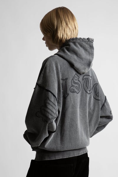 Wasted Paris Kingdom Curved Ziphood, faded black