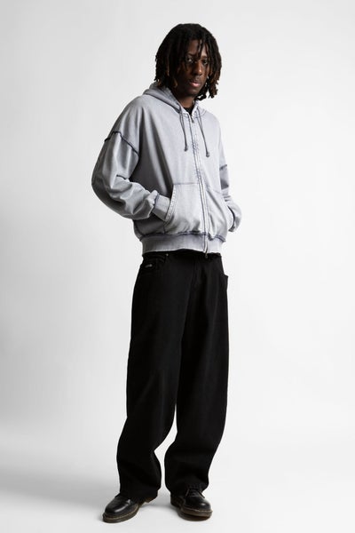 Wasted Paris Kingdom Curved Ziphood, faded navy