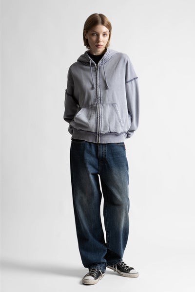 Wasted Paris Kingdom Curved Ziphood, faded navy