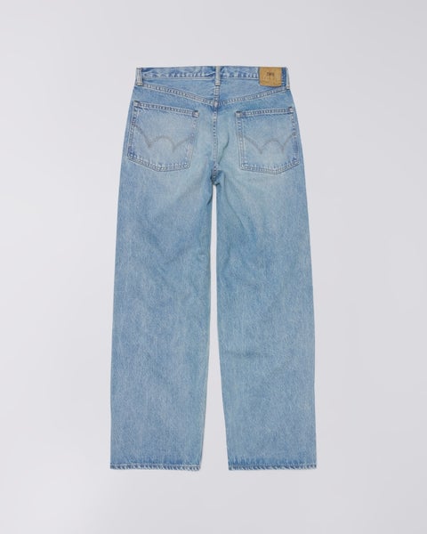 Edwin Wide Pant, blue mid used wash