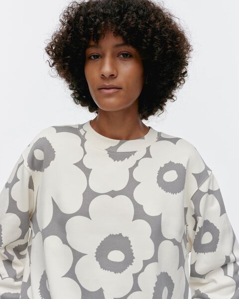 Marimekko Leiot Pieni Unikko Placement,  white / gray