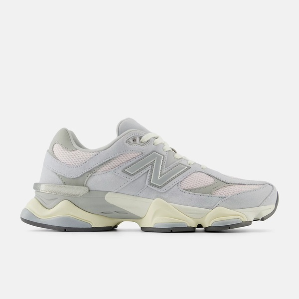 New Balance 9060, granite / pink granite / silver metallic