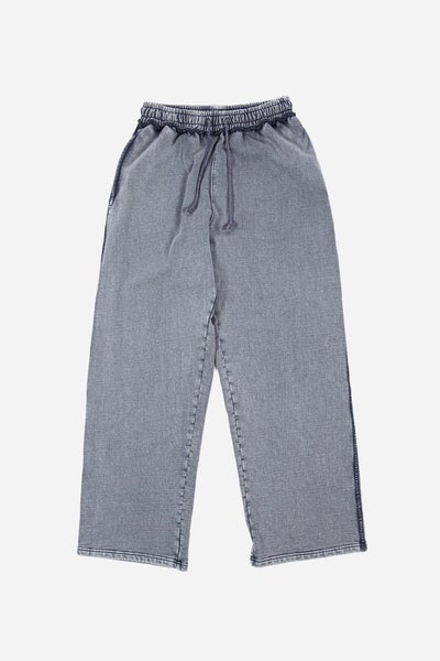 Wasted Paris Kingdom Curved Sweatpants, faded navy