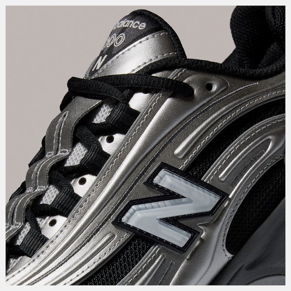 New Balance 1000, silver metallic / black