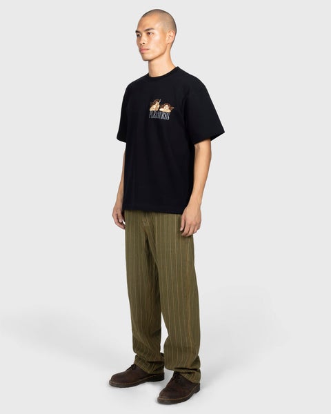 Pleasures Dynamic Short Sleeve Crewneck, black