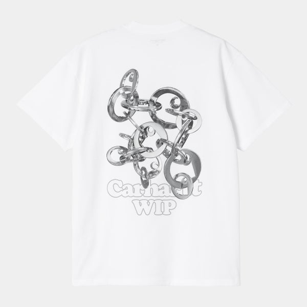 Carhartt Linked Charms Tee, white / silver