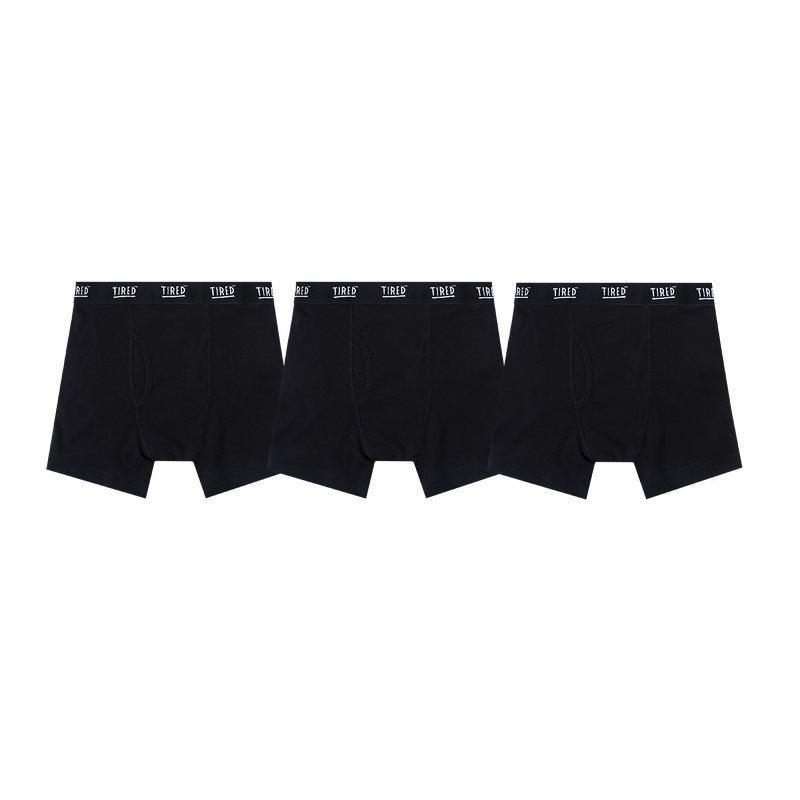 Tired OG Logo Boxer Brief 3-Pack, black