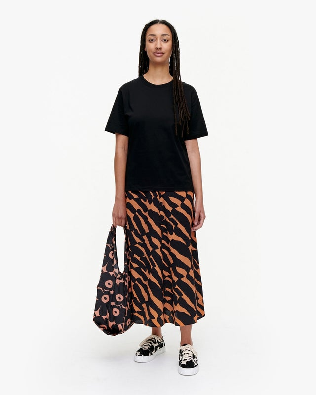 Marimekko Hohka Solid t-shirt, musta