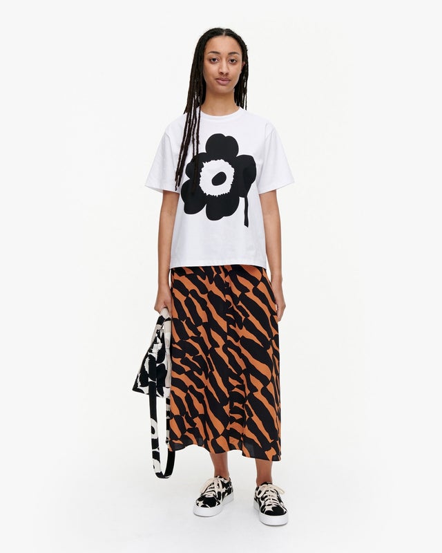 Marimekko Vaikutus Unikko, musta / valkoinen