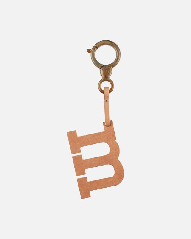 Marimekko M-Logo Charm, leather