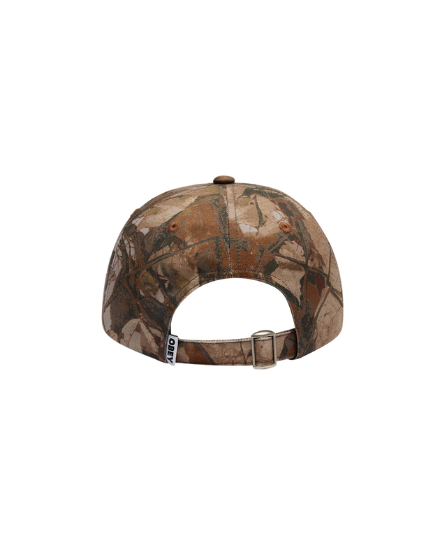 Obey Slanted 6-panel Cap, fence camo