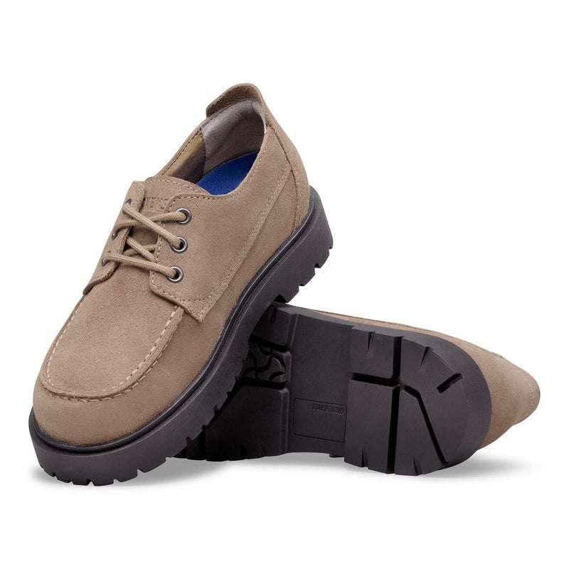 Birkenstock Highwood Mock Lace Low Narrow Fit, grey taupe