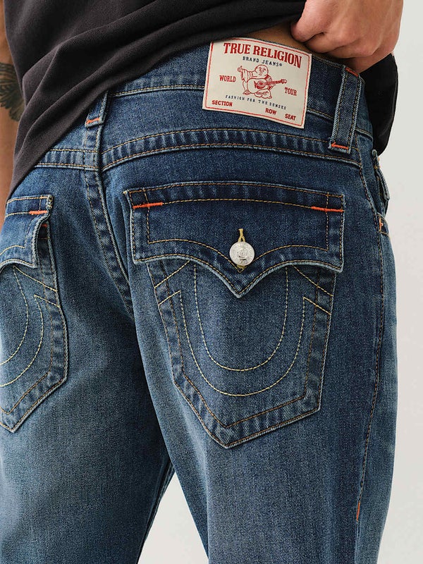 True Religion Joey SN Flap, dark wash