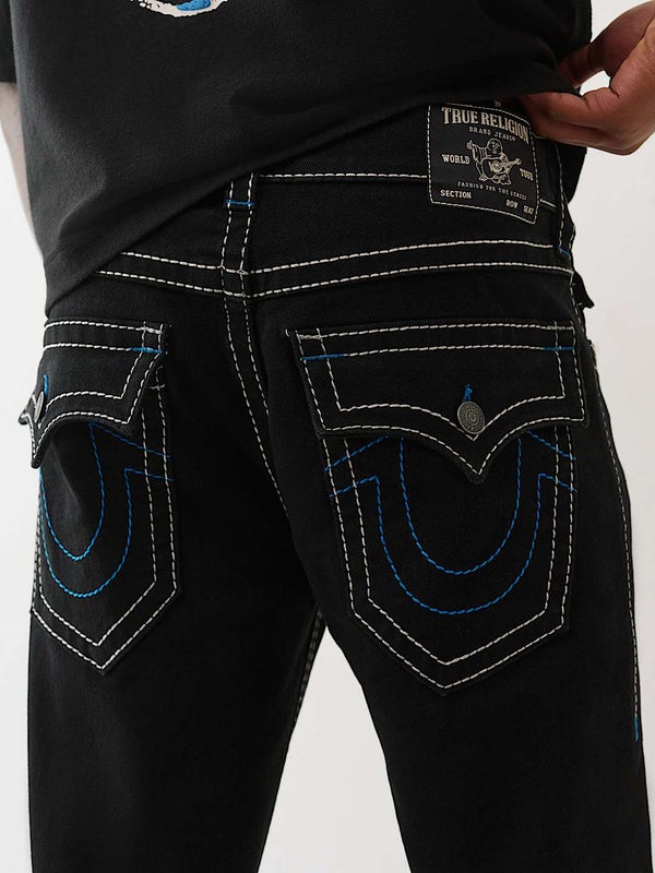 True Religion Billy Big T Flap, black rinse / blue