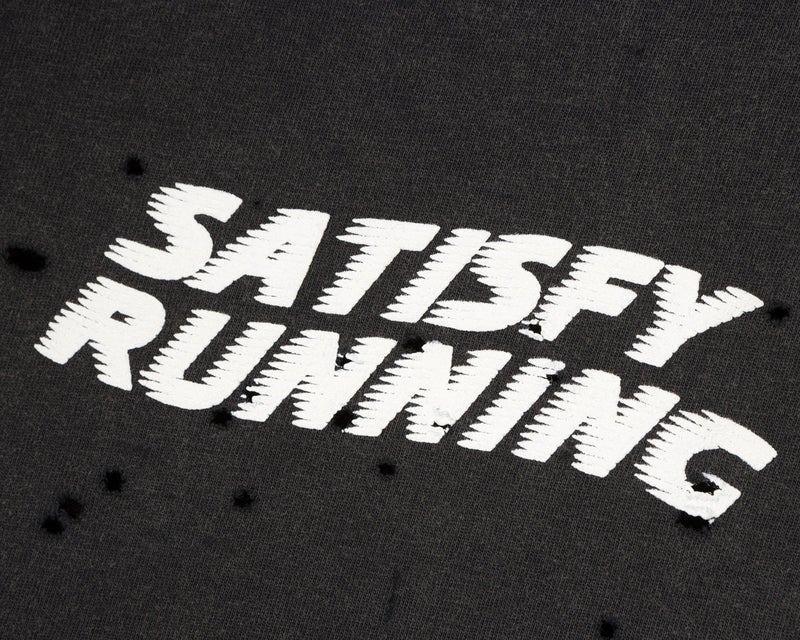 Satisfy MothTech&trade; Chest Logo T‑Shirt, aged black