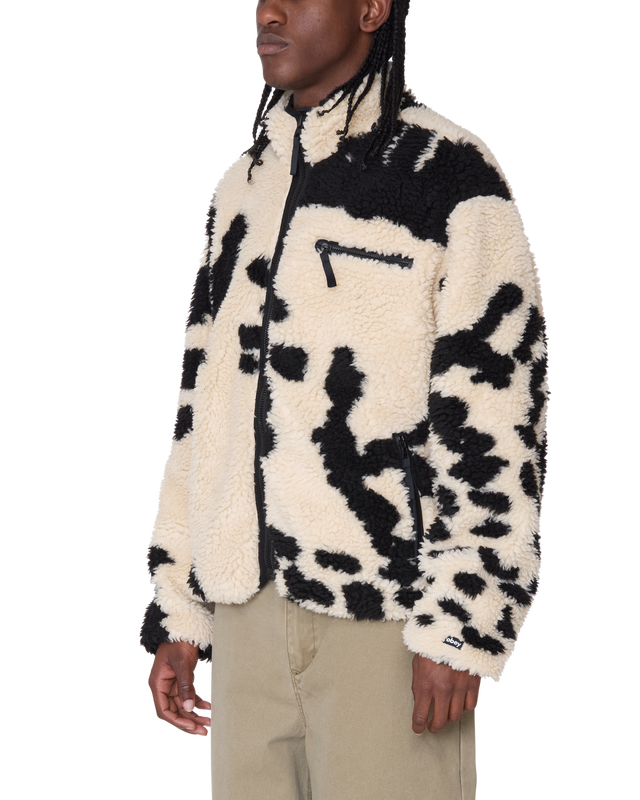 Obey Shaggy Sherpa Jacket, clay multi