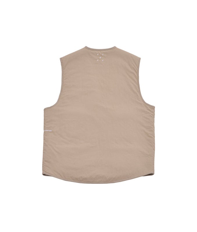 Pop Harold Reversible Vest, white pepper