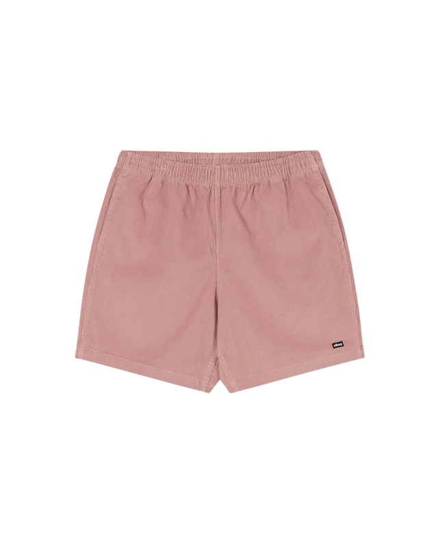 Obey Easy Pulp Corduroy Short, mauve faded wash