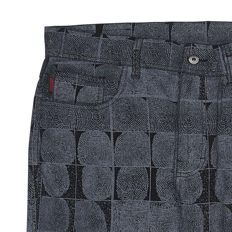 Pleasures Trace Denim Work Pant, black