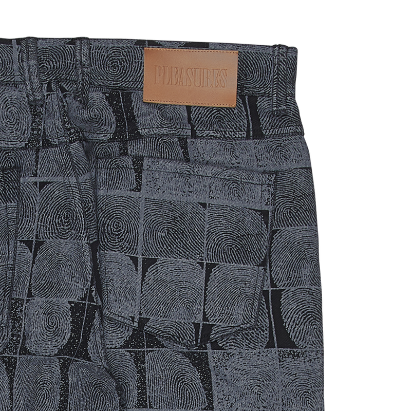 Pleasures Trace Denim Work Pant, black