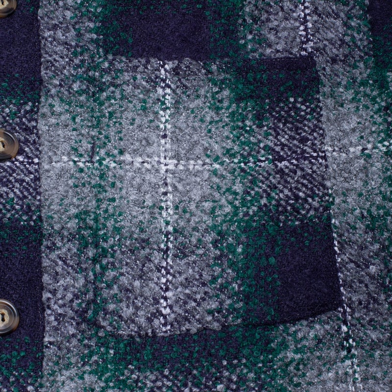 Fucking Awesome Heavy Oversized Flannel, blue / green