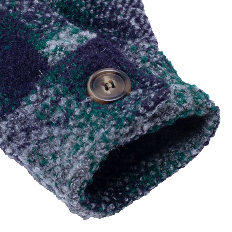 Fucking Awesome Heavy Oversized Flannel, blue / green