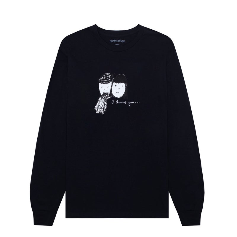 Fucking Awesome I Love You LS Tee, black