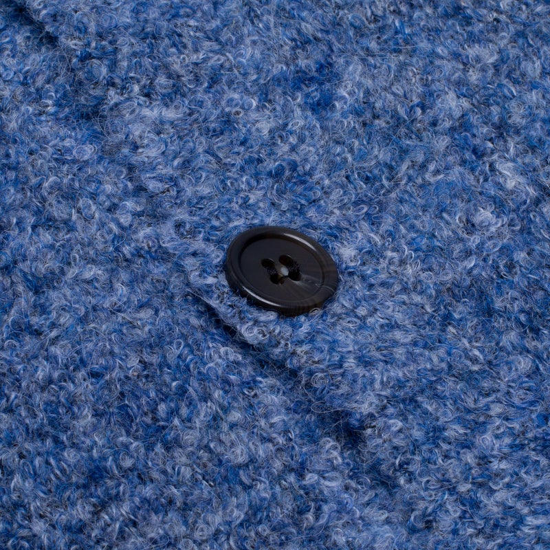 Fucking Awesome Boucle Cardigan, blue
