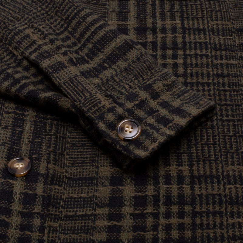 Fucking Awesome Wood Duck Oversized Flannel, green / black