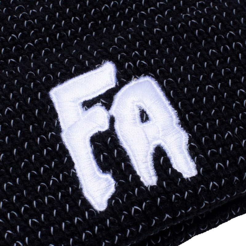 Fucking Awesome Reflective Waffle Cuff Beanie, black