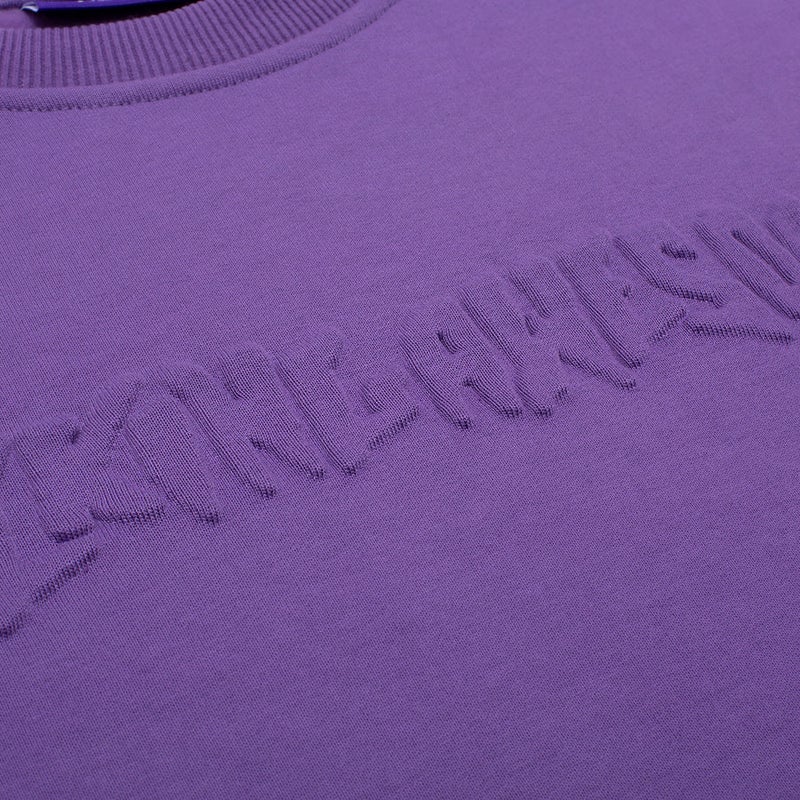Fucking Awesome Stamp Embossed Crew, purple