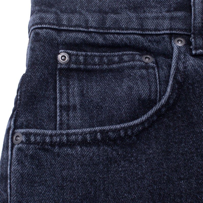 Fucking Awesome Spiral Denim Short, black