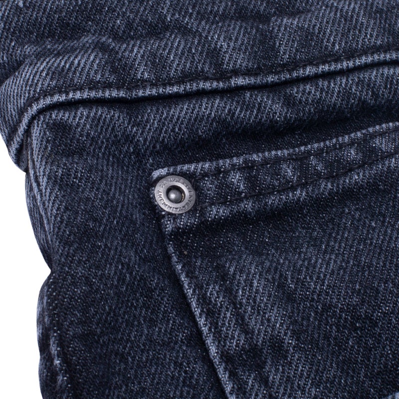 Fucking Awesome Spiral Denim Short, black