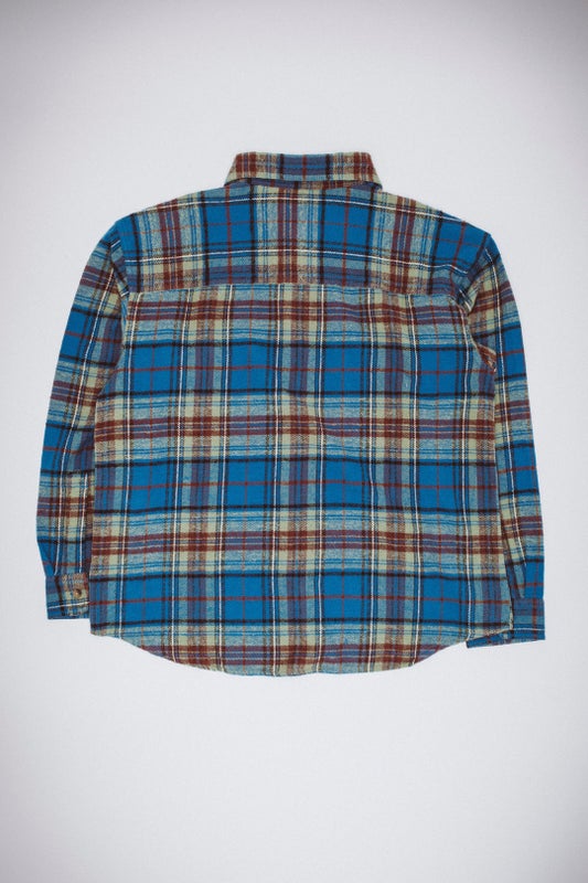 Fucking Awesome Rusty Plaid Flannel, Blue / Plaid