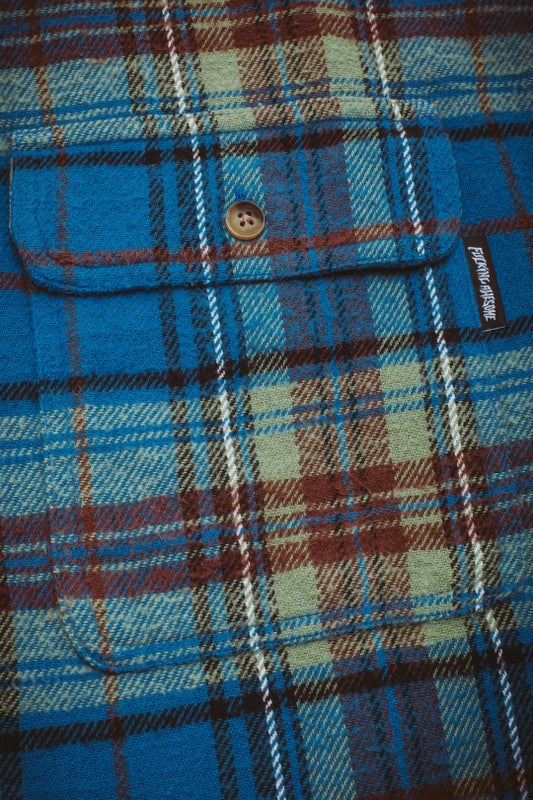 Fucking Awesome Rusty Plaid Flannel, Blue / Plaid