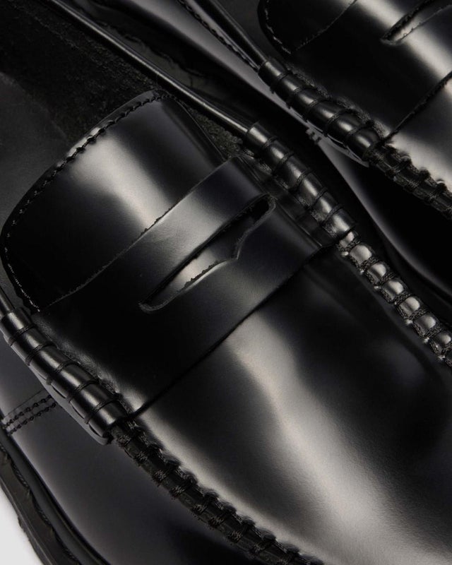Dr Martens Penton Loafer, black polished smooth